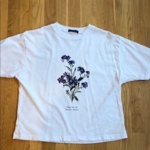 Brandy Melville Flower Tee
